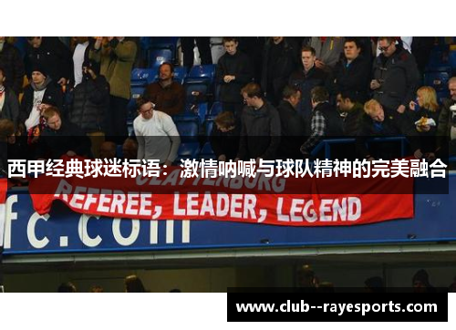 西甲经典球迷标语：激情呐喊与球队精神的完美融合